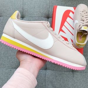 nike cortez pastel pink